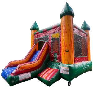 Giant Marble Bounce House & Slide Combo